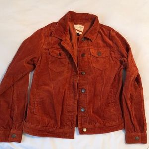 Burnt Orange Corduroy Jacket